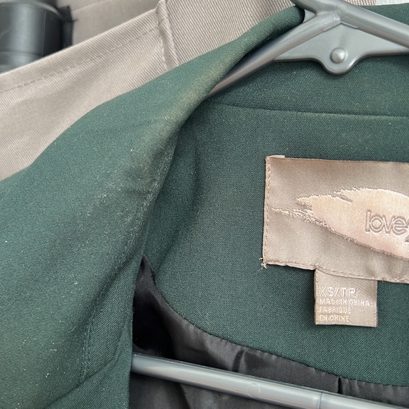 Love 21 beautiful emerald green fitted jacket - Picture 5 of 6